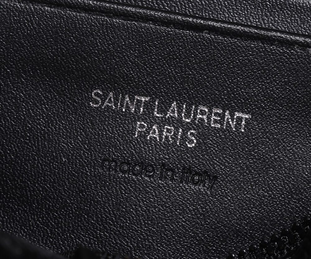 SAINT LAURENT LOU CAMERA BAG IN QUILTED LEATHER BLACK 18CM - Image 9