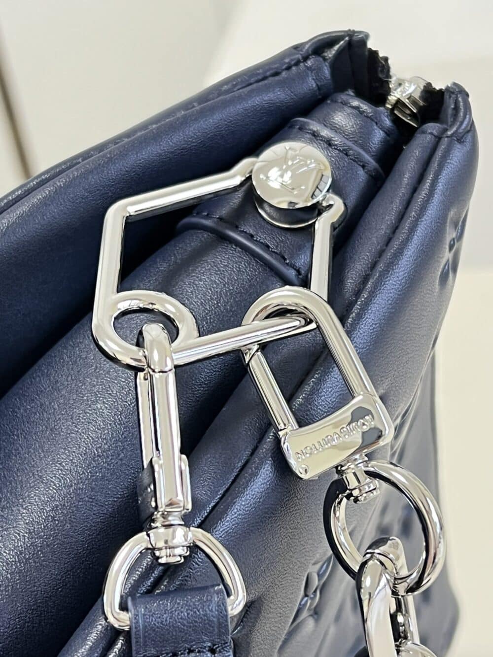 LOUIS VUITTON COUSSIN PM 26CM BLUE M20379 - Image 7