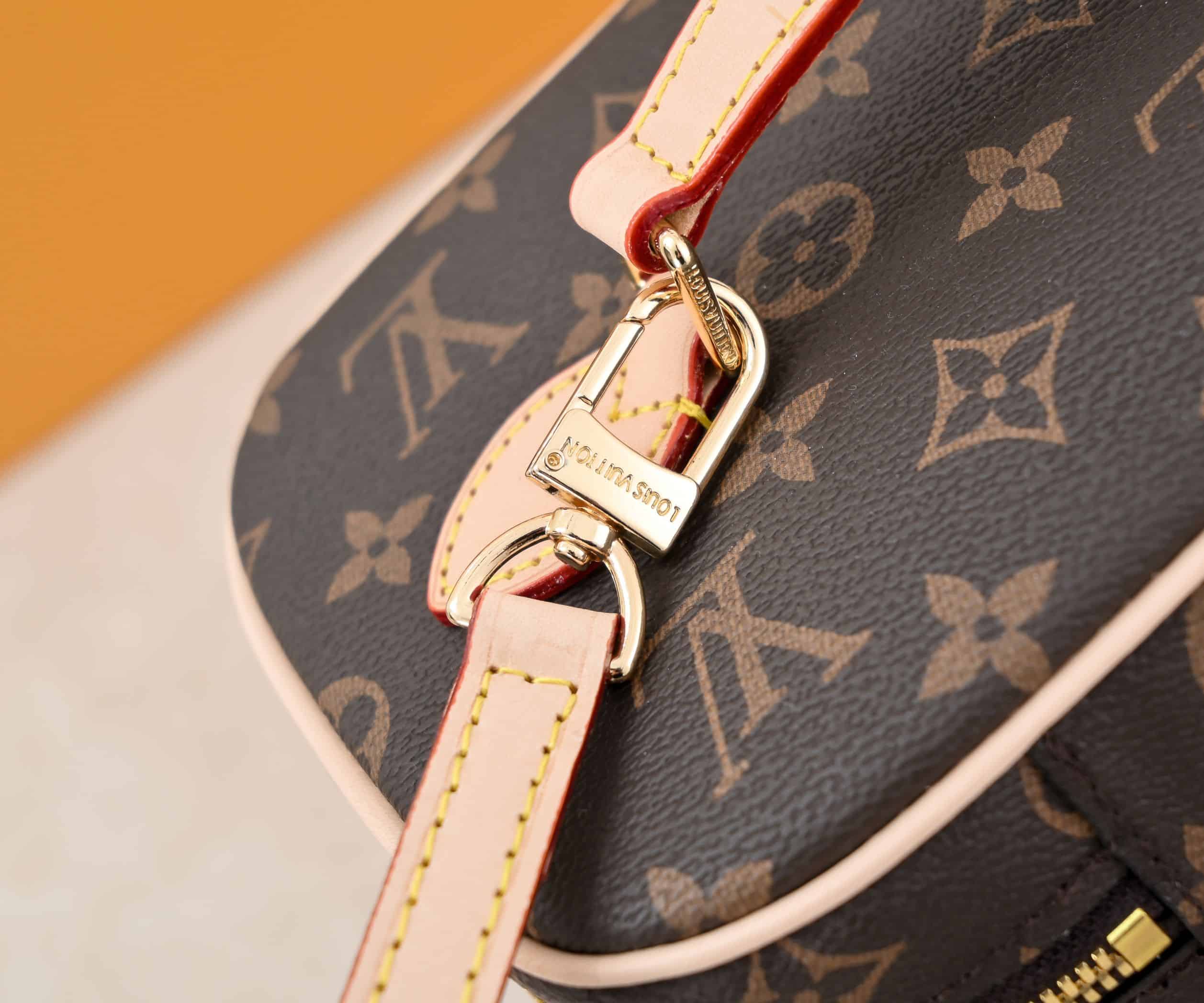 LOUIS VUITTON NICE BB MONOGRAM CANVAS BROWN 24CM M42265 - Image 7