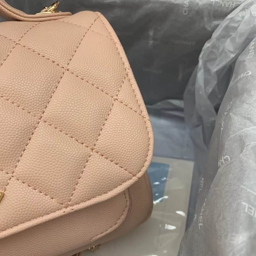 CHANEL MINI BUSINESS AFFINITY LIGHT PINK 19CM - Image 5