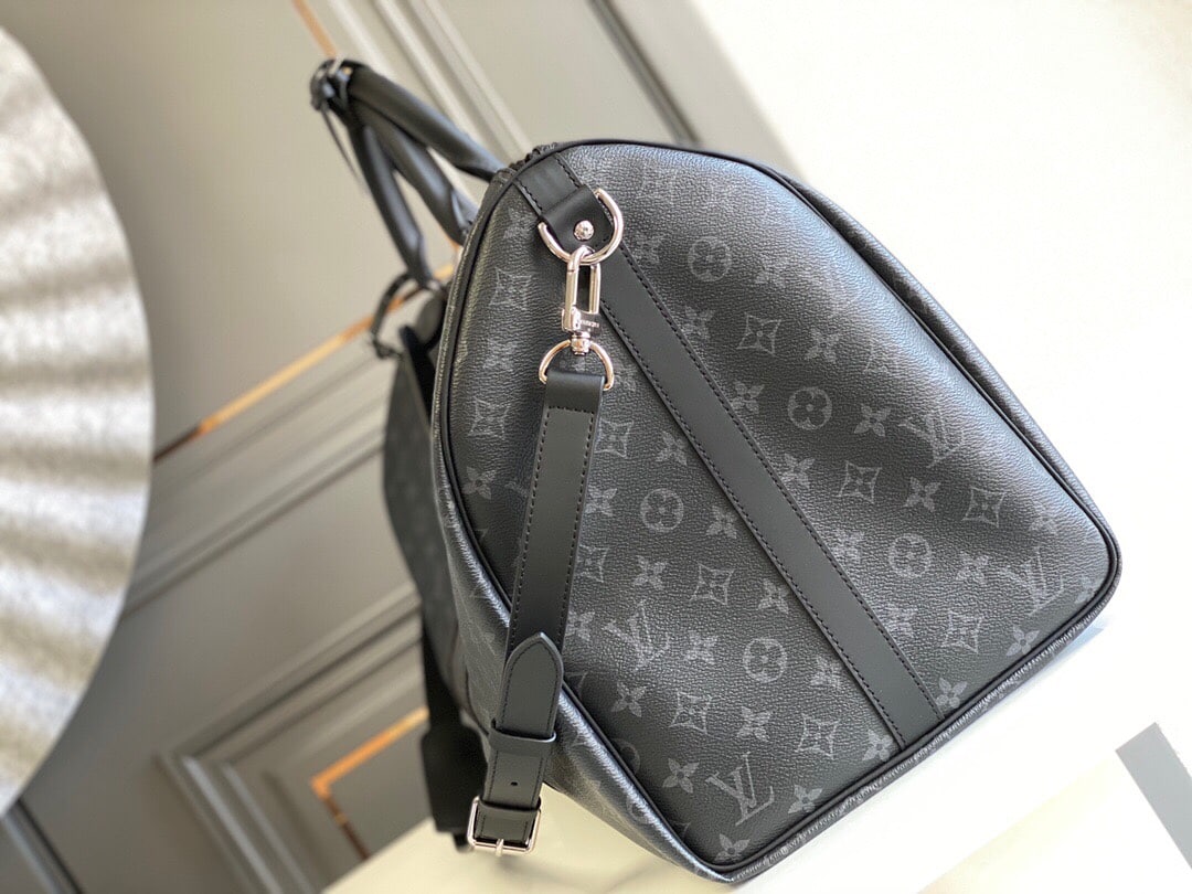LOUIS VUITTON KEEPALL BANDOULIÈRE 50 MONOGRAM ECLIPSE M40605 - Image 4
