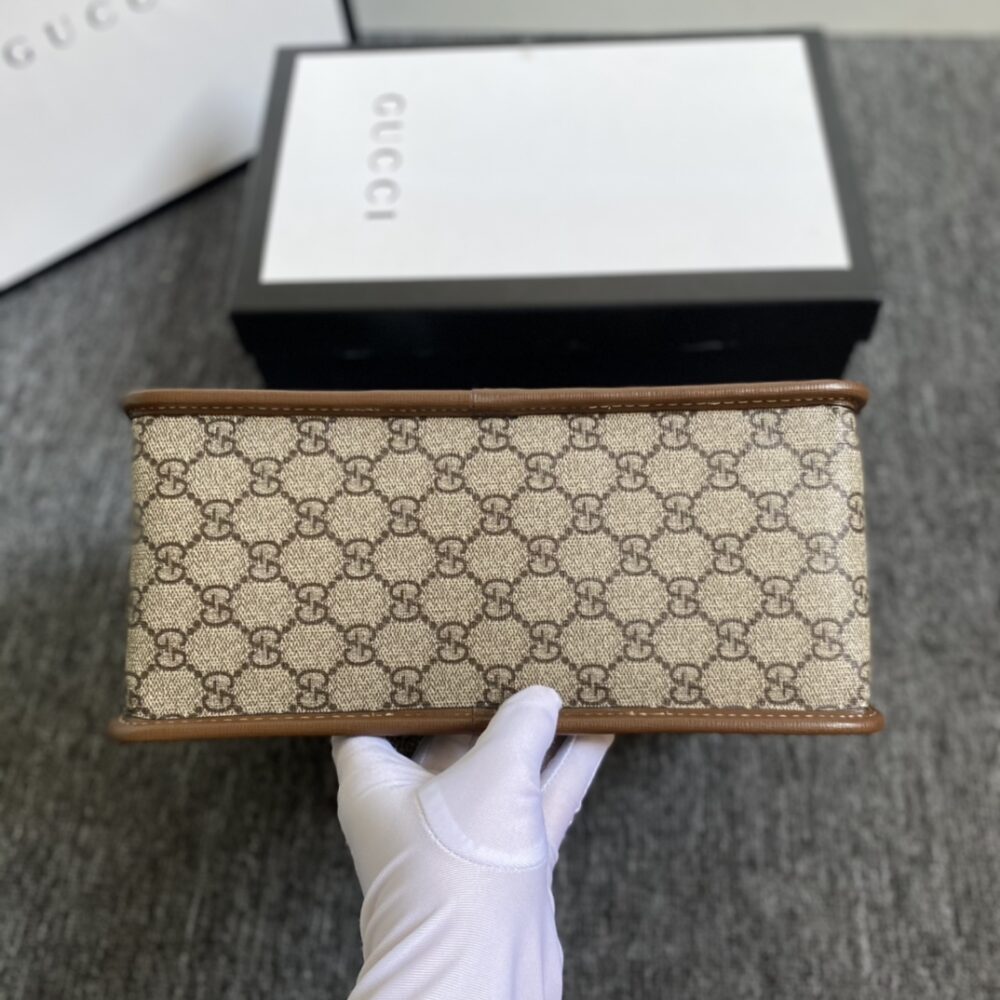 GUCCI HORSEBIT 1955 MINI TOP HANDLE BAG 27.5CM 645453 92TCG 8563 - Image 3