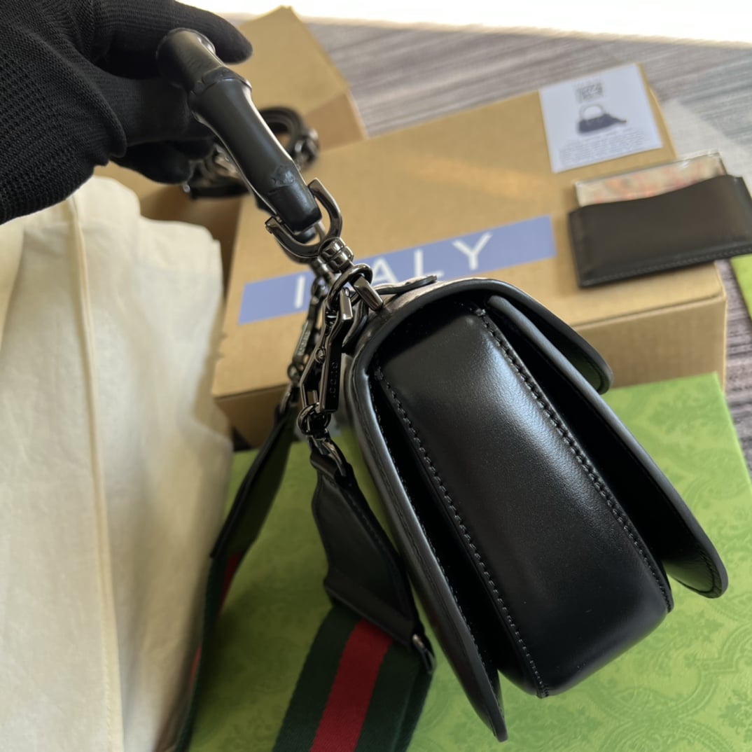 Gucci Bamboo 1947 small top handle bag 675797 10ODP 1060 - Image 5