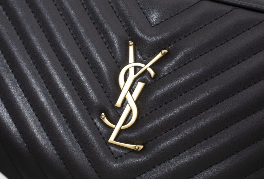 SAINT LAURENT LOU CAMERA BAG IN QUILTED BLACK GOLD LEATHER 23CM 612544DV7071000 - Image 3