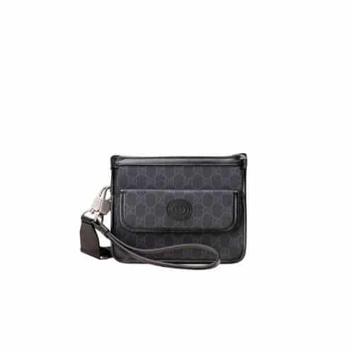 GUCCI GG SHOULDER BAG BLACK 658572 92TCN 1000