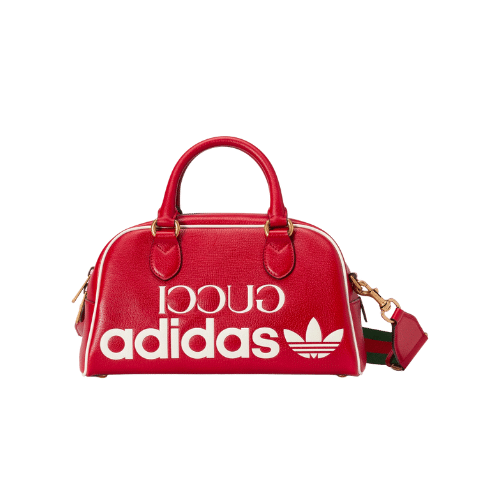 GUCCI x ADIDAS MINI DUFFLE BAG RED 31.5CM 702397 U3ZCT 6563