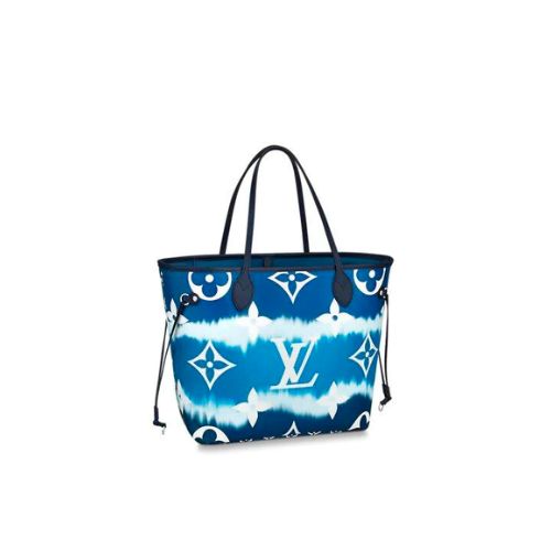 LOUIS VUITTON LV ESCALE NEVERFULL MM BLUE 32CM
