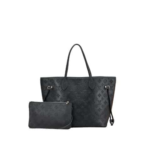 LOUIS VUITTON NEVERFULL MM BLACK 32CM M45685