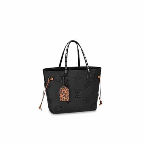 LOUIS VUITTON BOLSA NEVERFULL MM BLACK 31CM M45856