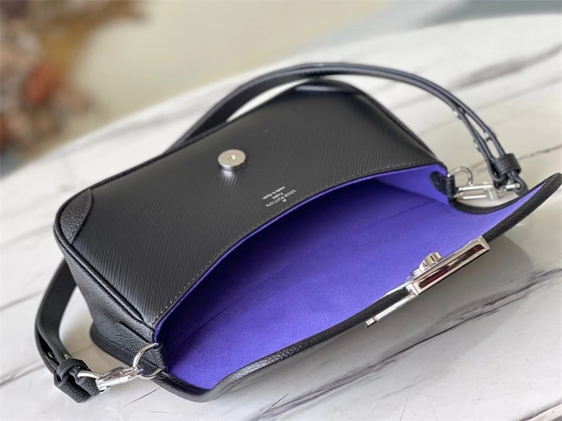 LOUIS VUITTON BUCI 24CM BLACK AND SILVER M59386 - Image 6