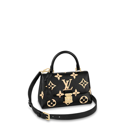 LOUIS VUITTON MADELEINE BB 24CM BLACK AND BEIGE M45978