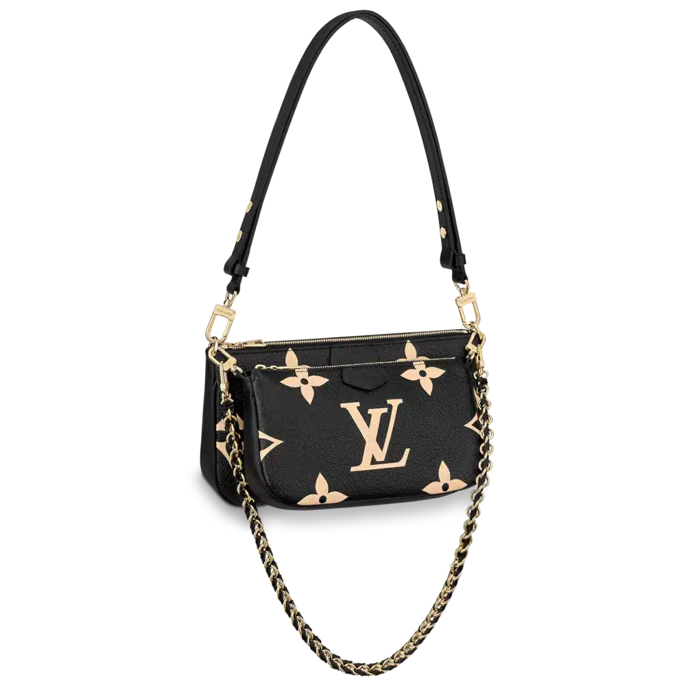 LOUIS VUITTON MULTI POCHETTE ACCESSOIRES 25CM BLACK M45777