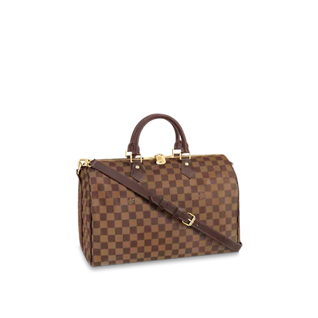 LOUIS VUITTON SPEEDY BANDOULIÈRE 30 DAMIER EBENE N41366