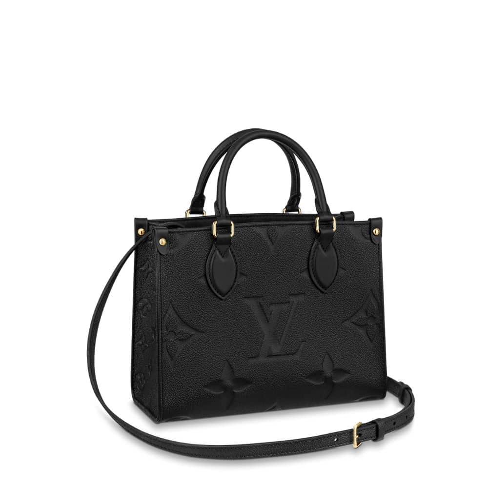 LOUIS VUITTON ONTHEGO PM 25CM BLACK M45653