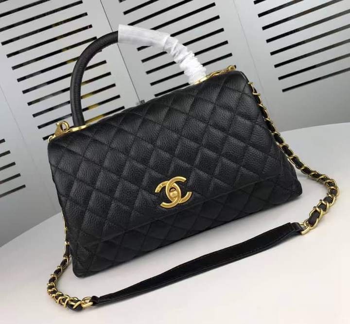 Alternative view of Chanel Medium Coco Handle Bag Black 26Cm