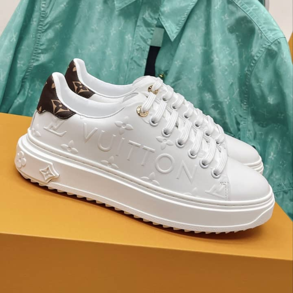 Alternative view of LOUIS VUITTON TIME OUT SNEAKER MONOGRAM WHITE 1AAP6H