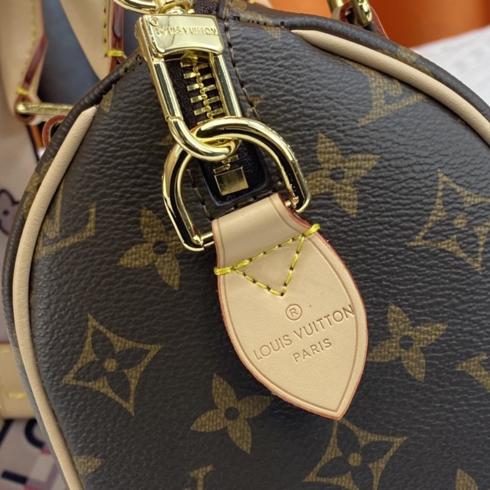 LOUIS VUITTON SPEEDY BANDOULIÈRE 20 BAG BLACK 20CM M46234 - Image 9