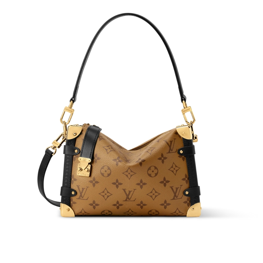 LOUIS VUITTON SIDE TRUNK MM MONOGRAM REVERSE BROWN 23CM M47139