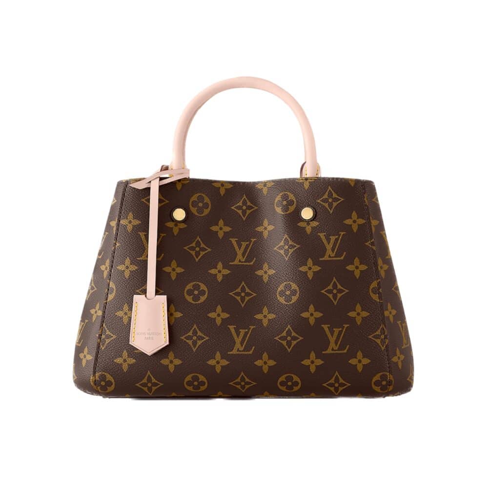 LOUIS VUITTON MONTAIGNE BB MONOGRAM COATED CANVAS BROWN 29CM M41055