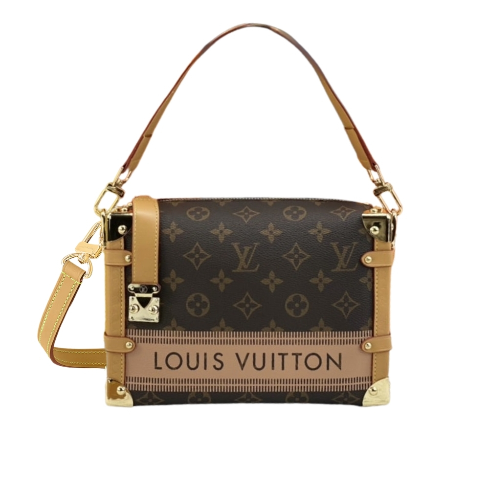 LOUIS VUITTON SIDE TRUNK MM MONOGRAM 23CM