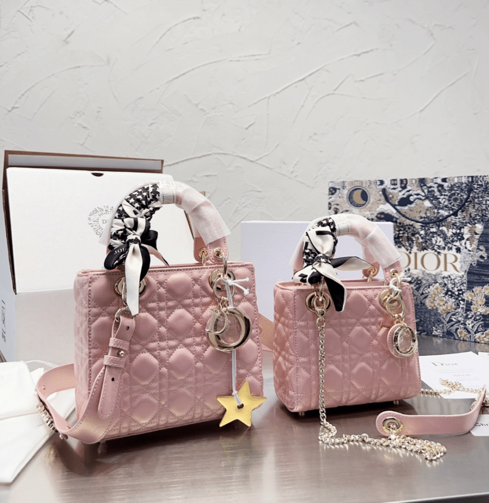 Alternative view of DIOR MEDIUM LADY BLUSH CANNAGE BAG HORIZON PINK 16CM M0565ONGE M09Z