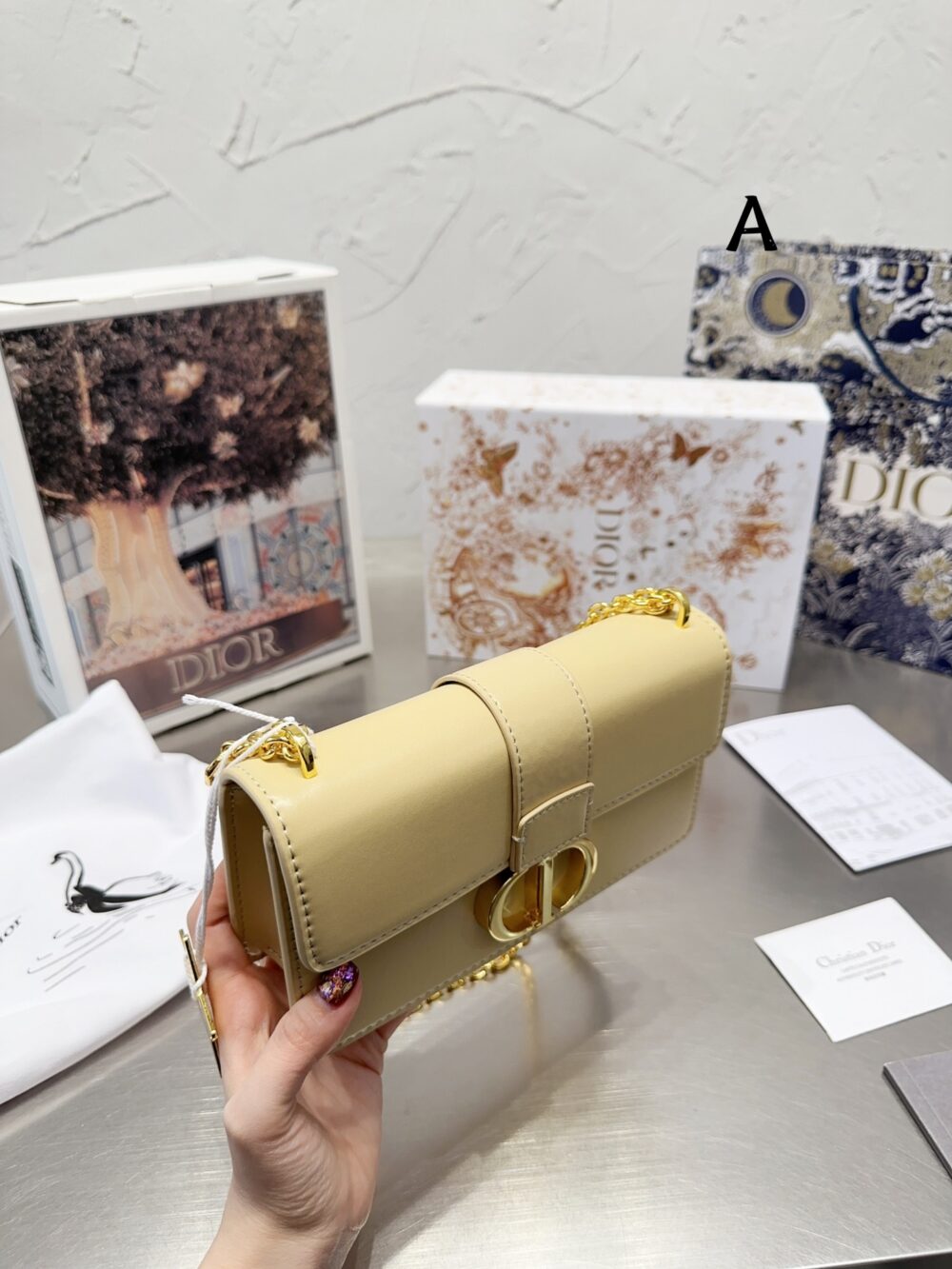 Alternative view of DIOR 30 MONTAIGNE BAG YELLOW 21CM M9334UHEL M900