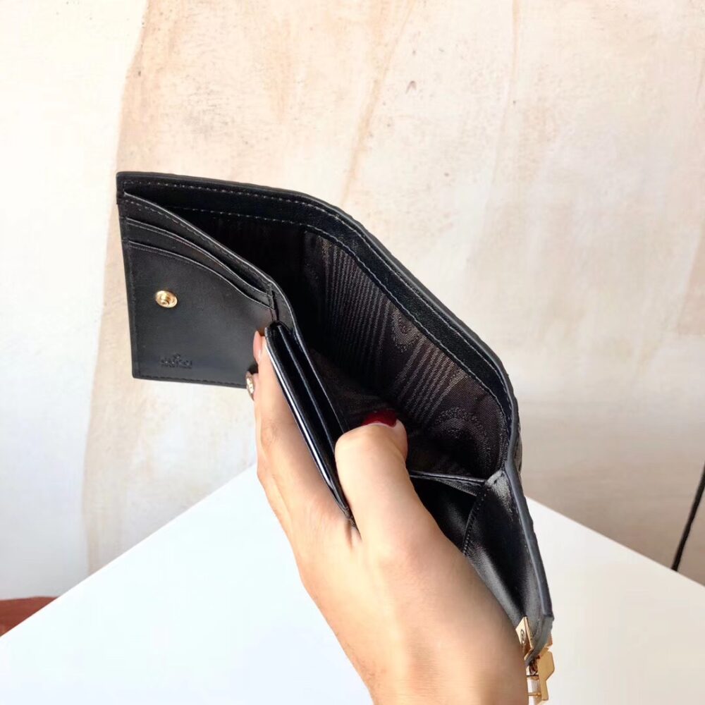 GUCCI PADLOCK WALLET BLACK 11.5CM 455658 - Image 3