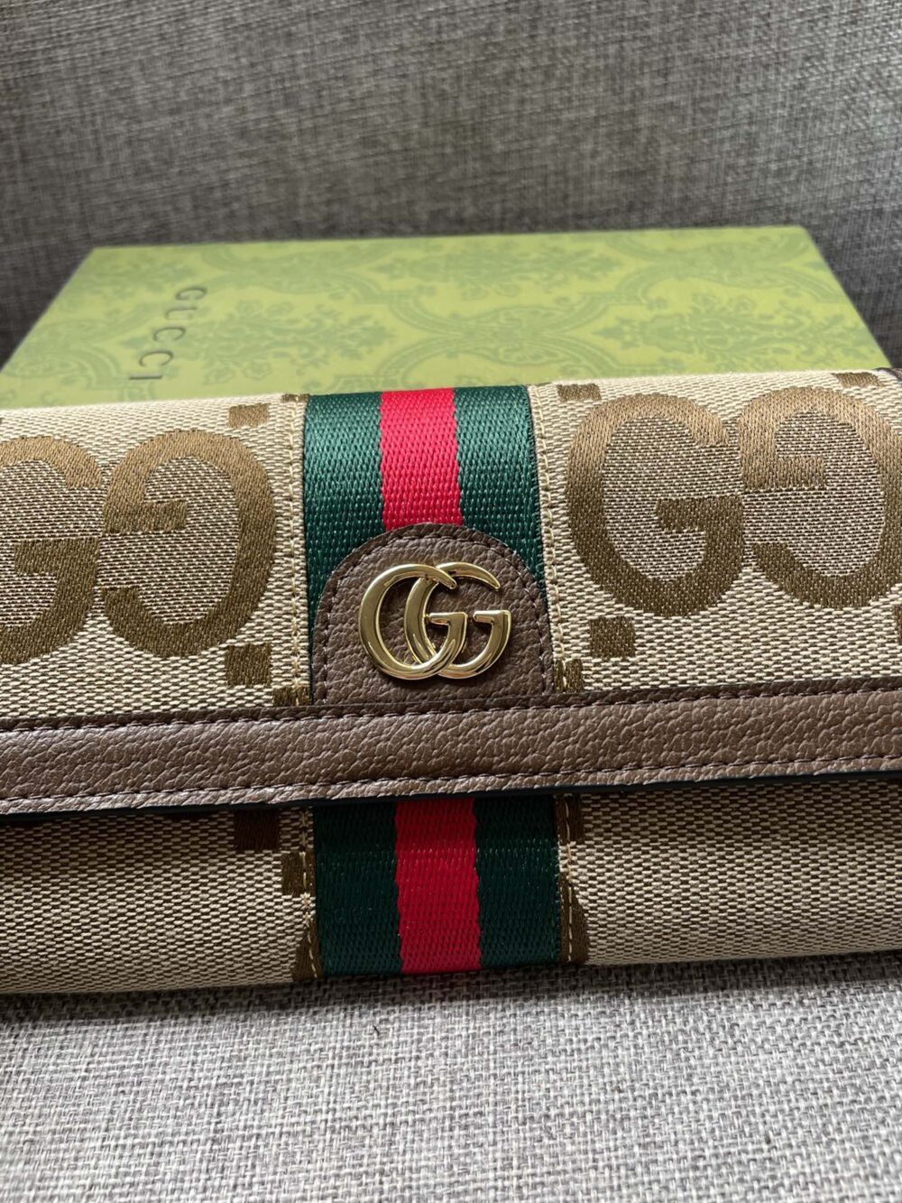 GUCCI OPHIDIA UKMDG WALLET BEIGE 19CM 523153 UKMDG 2570 - Image 5