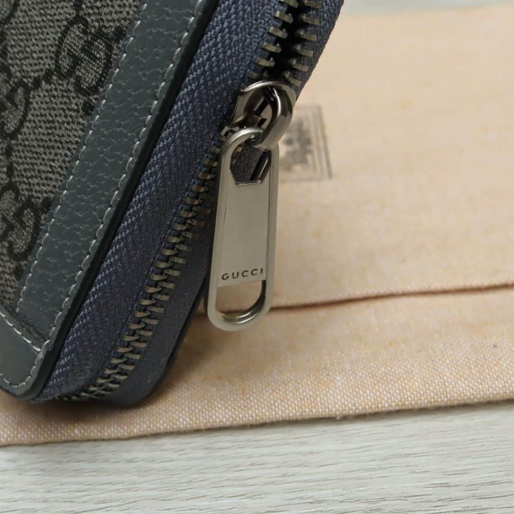 GUCCI OPHIDIA GG CARD CASE HOLDER GRAY 19CM ‎734943 UULBN 1244 - Image 4