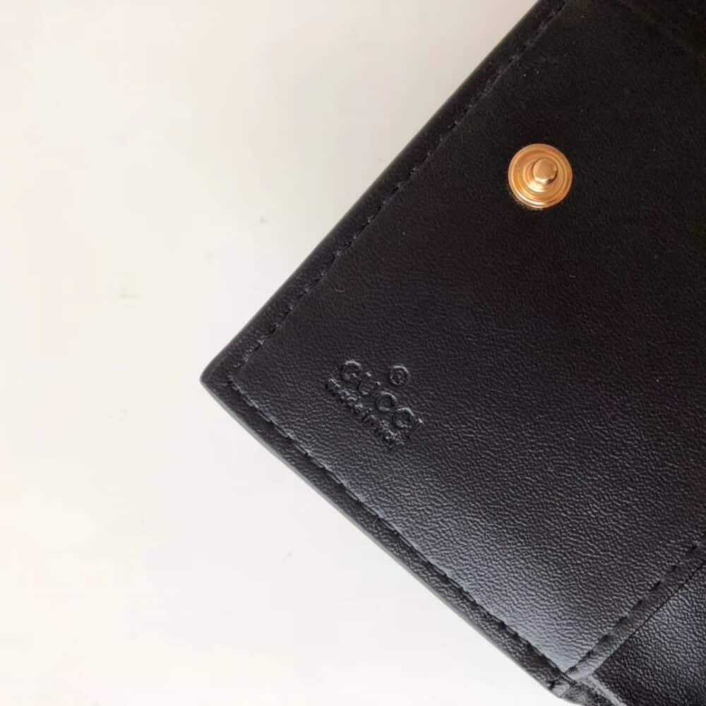 GUCCI PADLOCK WALLET BLACK 11.5CM 455658 - Image 5