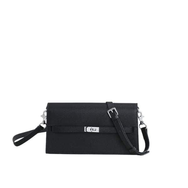 HERMES KELLY WALLET LEATHER WITH STRAP 23CM