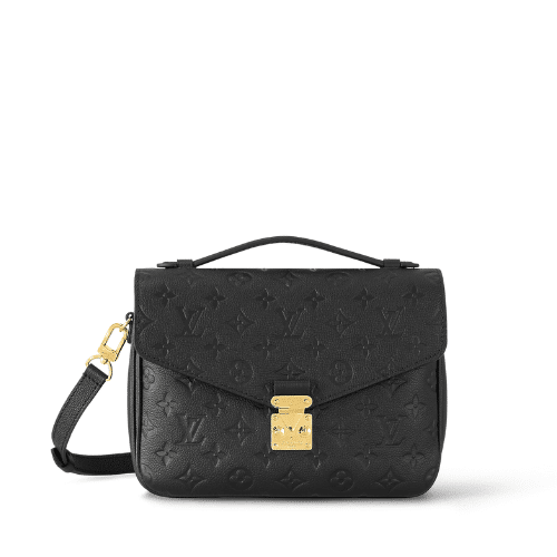 LOUIS VUITTON MICRO MÉTIS BLACK WITH GOLD CHAIN 22CM M41487