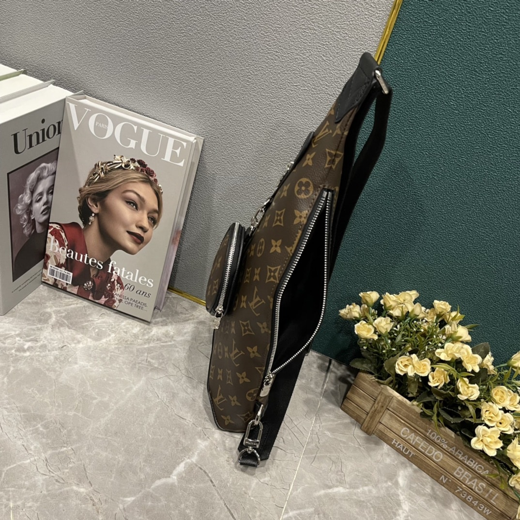 LOUIS VUITTON DUO SLING BAG BROWN 42CM M30936 - Image 4