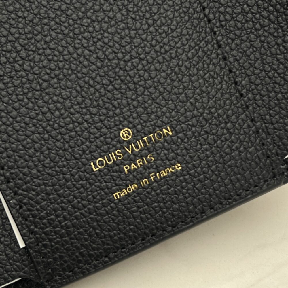 LOUIS VUITTON VICTORINE WALLET BLACK AND BEIGE 12CM M80968 - Image 7