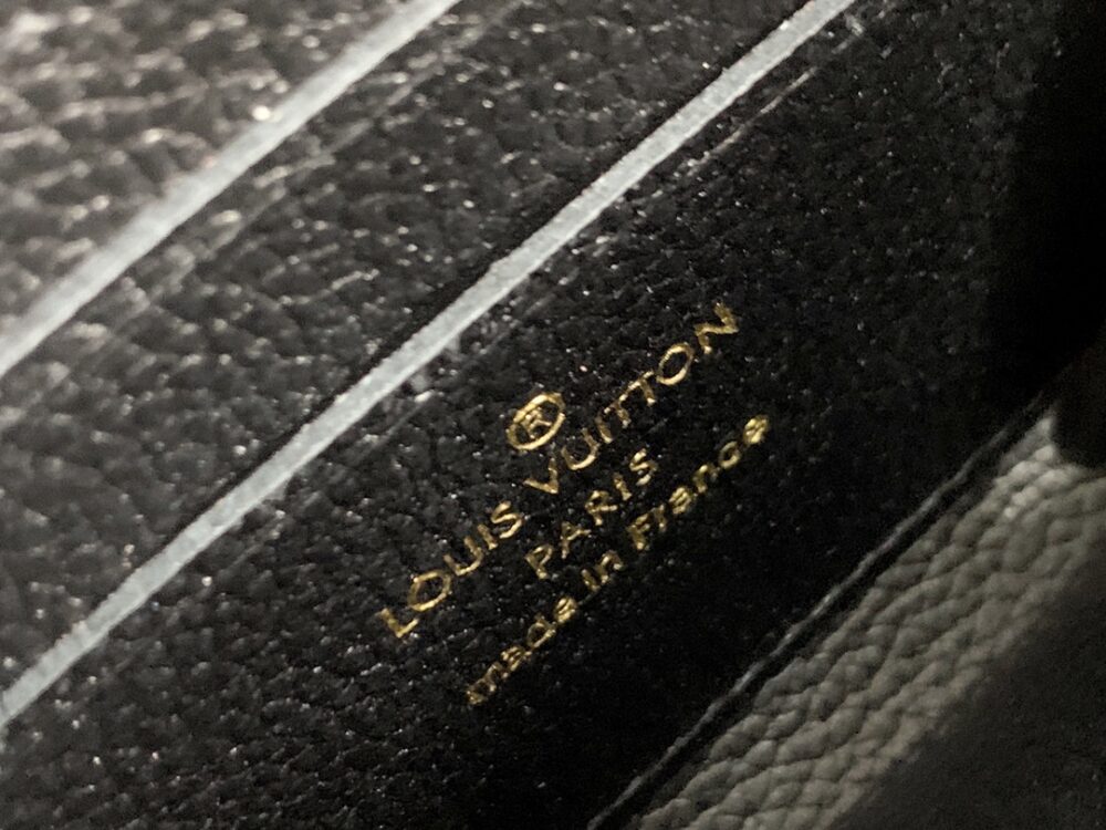 LOUIS VUITTON ZIPPY COIN PURSE MONOGRAM EMPREINTE BLACK 11CM M60067 - Image 5