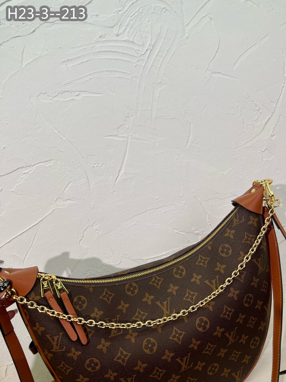 LOUIS VUITTON LOOP HOBO MONOGRAM CANVAS BROWN 40CM M46311 - Image 6