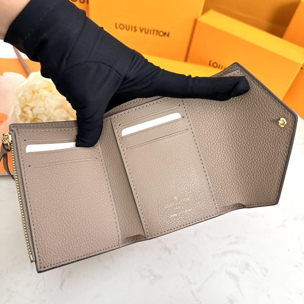LOUIS VUITTON VICTORINE WALLET BEIGE 12CM M81861 - Image 7