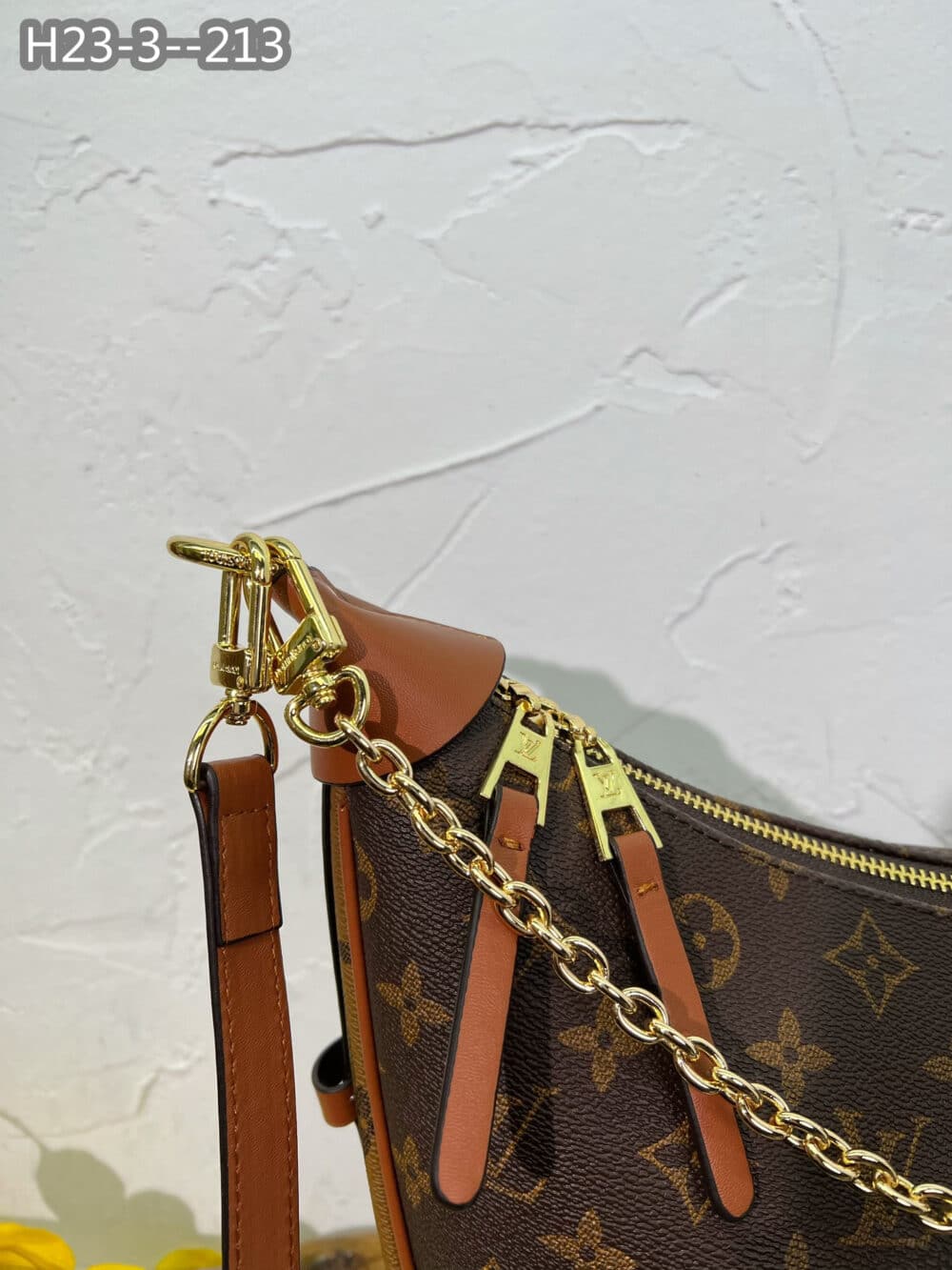 LOUIS VUITTON LOOP HOBO MONOGRAM CANVAS BROWN 40CM M46311 - Image 7