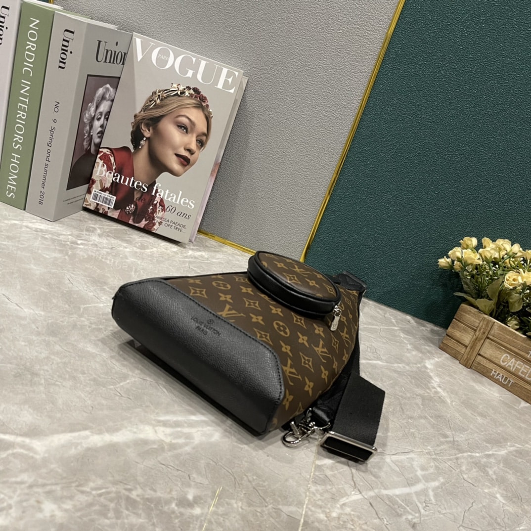 LOUIS VUITTON DUO SLING BAG BROWN 42CM M30936 - Image 7