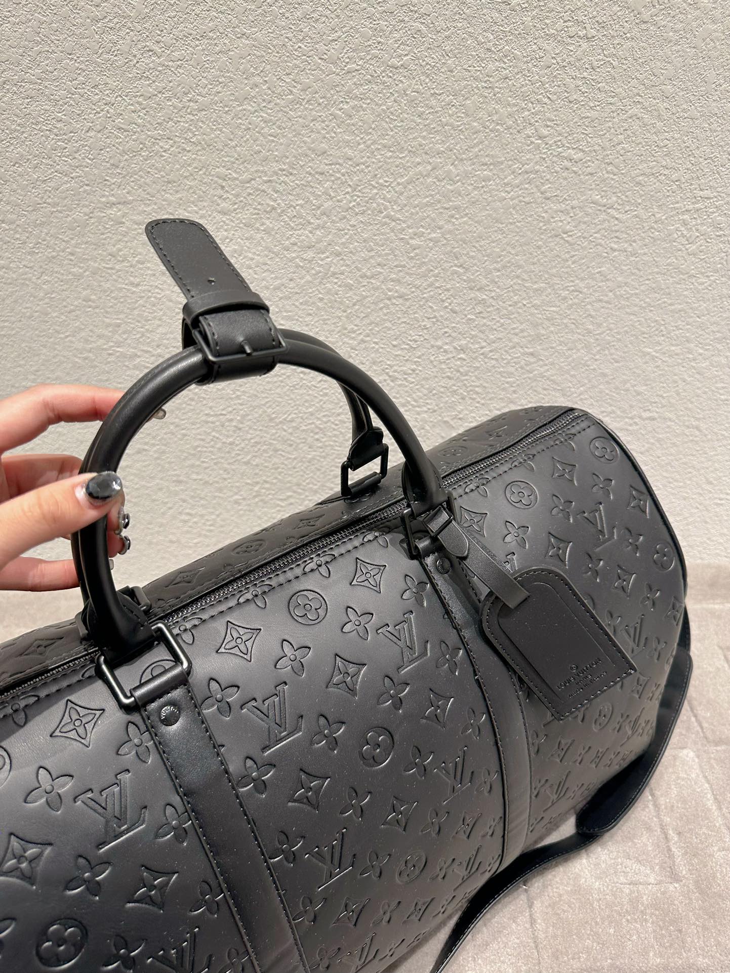 LOUIS VUITTON KEEPALL BANDOULIÈRE 50 BLACK M44810 - Image 9