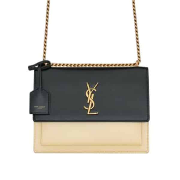 SAINT LAURENT SUNSET MEDIUM CHAIN BAG IN SMOOTH LEATHER 442906D42EW1089