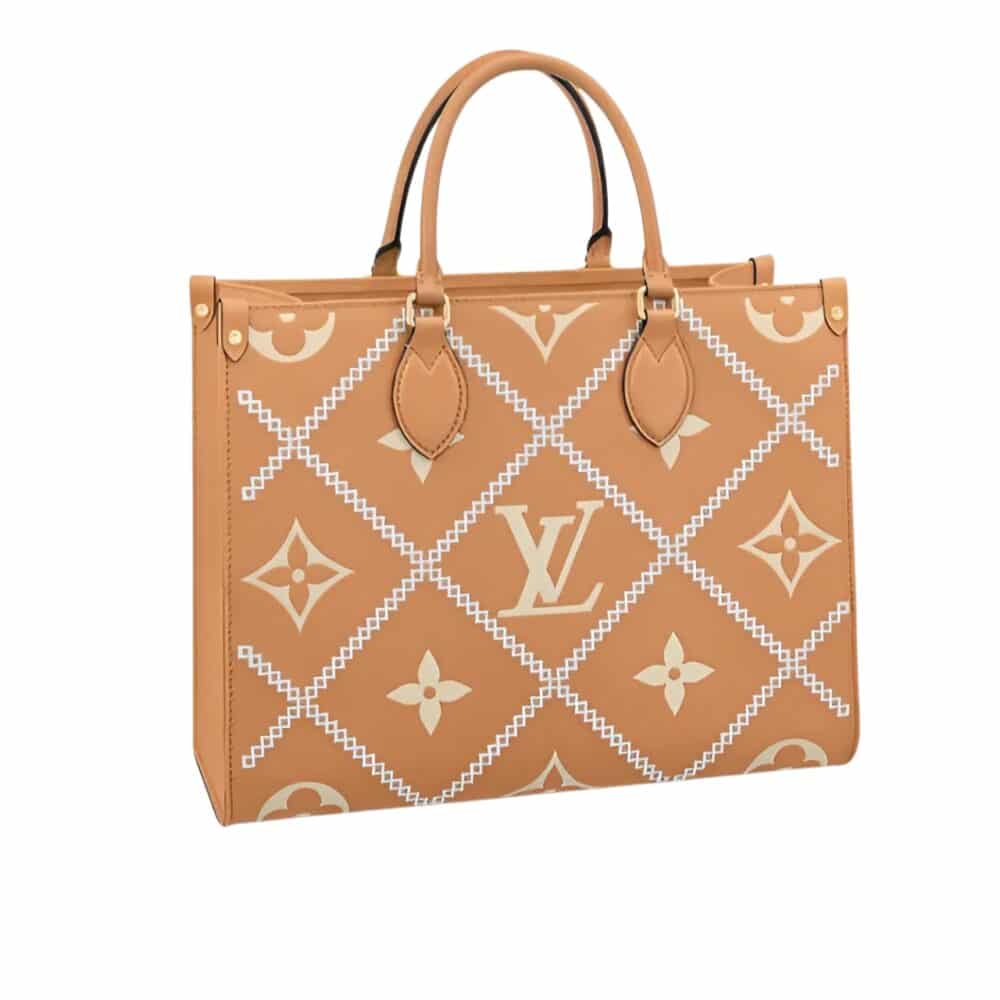 LOUIS VUITTON ONTHEGO MM MONOGRAM ARIZONA BROWN 41CM M46015