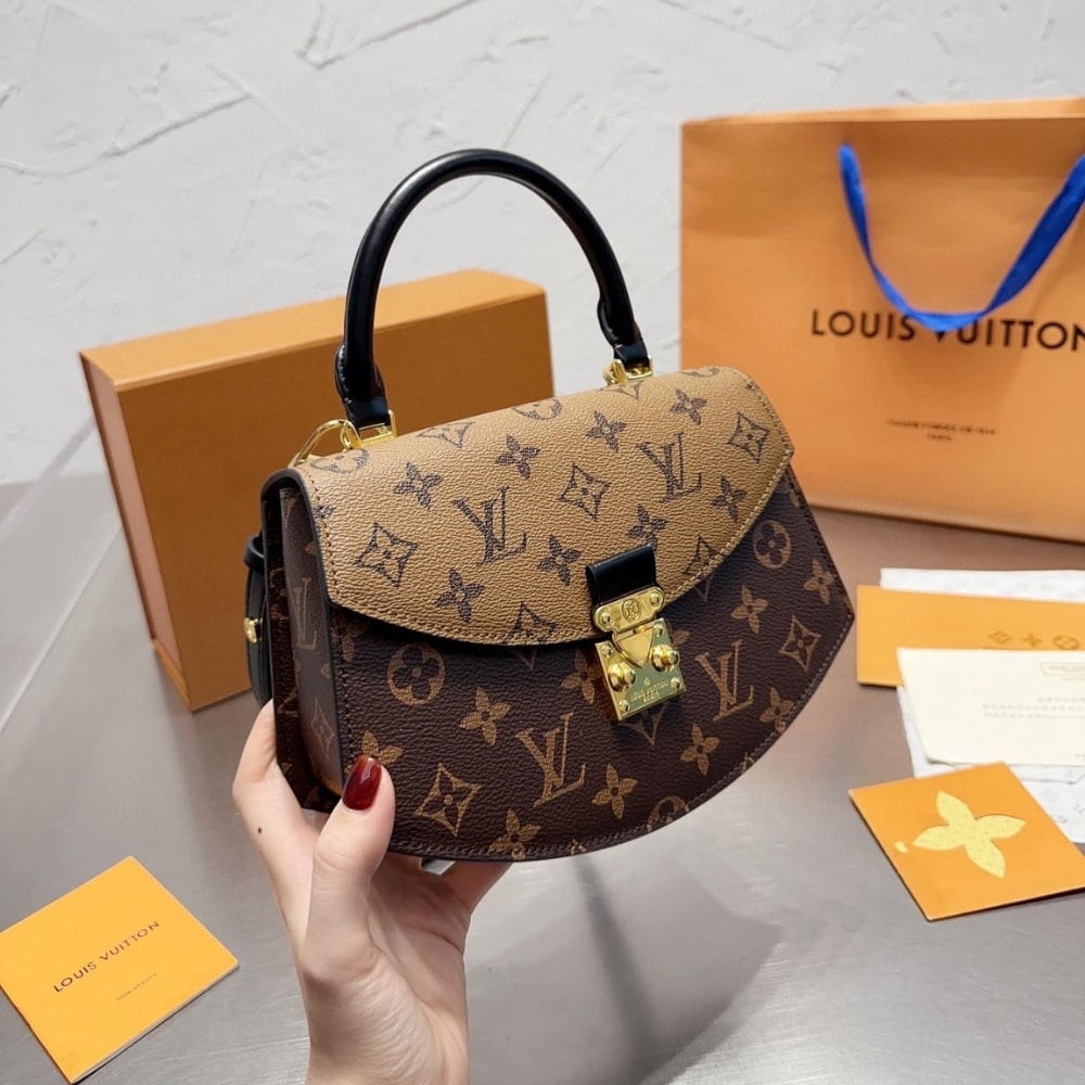 LOUIS VUITTON TILSITT BAG MONOGRAM REVERSE BROWN 23CM M46548 - Image 3