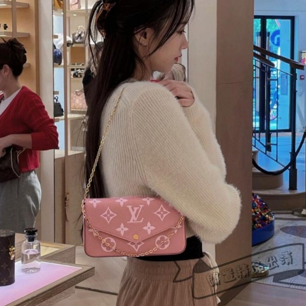 Louis Vuitton Félicie Pochette Rose Trianon Pink 21Cm M81759 - Image 4