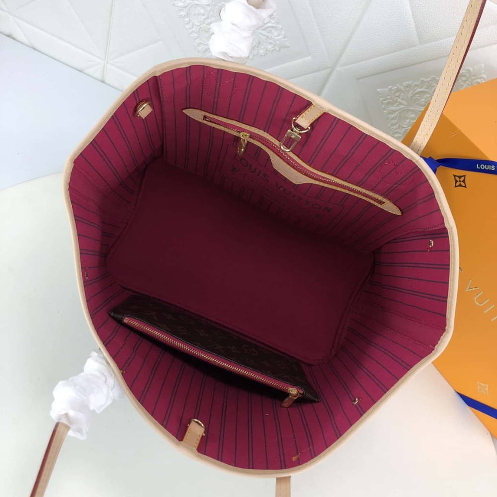 LOUIS VUITTON NEVERFULL GM PIVOINE PINK 39CM M41180 - Image 9