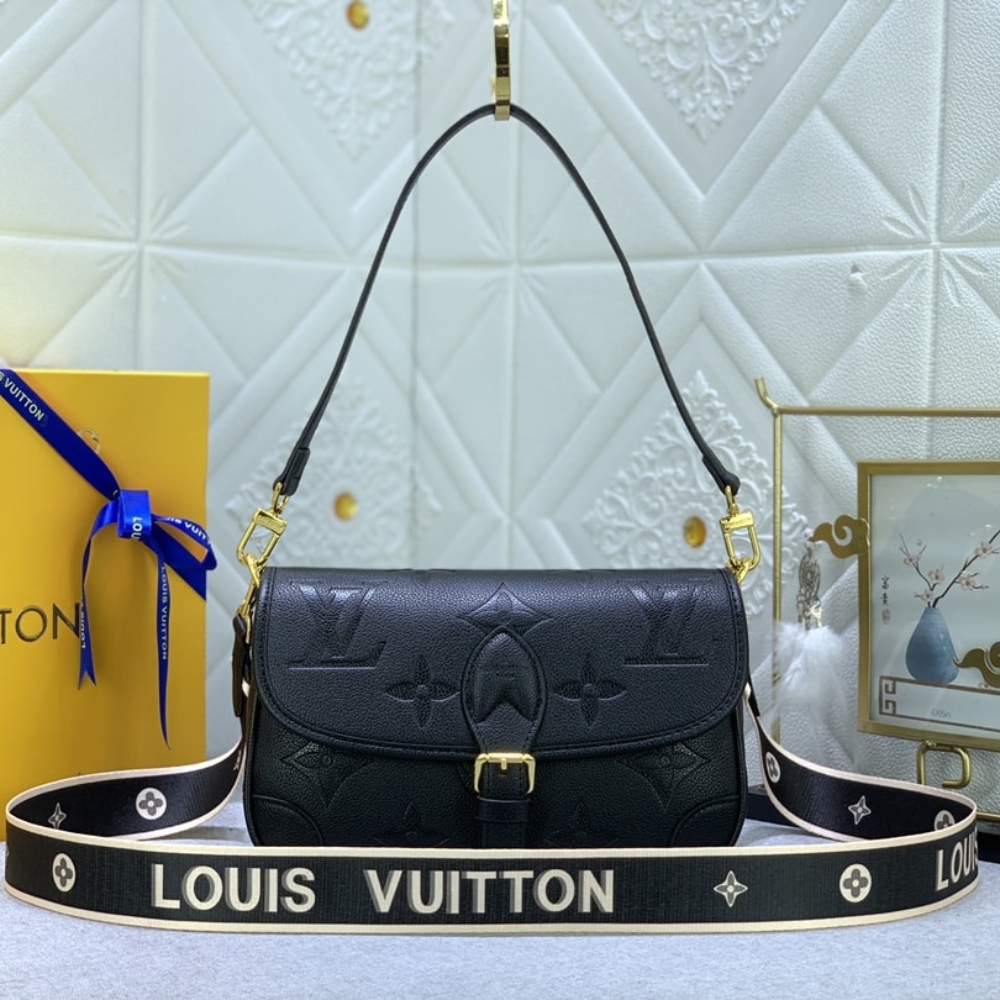 Alternative view of LOUIS VUITTON DIANE MONOGRAM EMPREINTE BLACK 24CM M46386