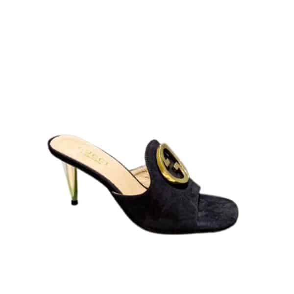 GUCCI BLONDIE SLIDE SANDAL BLACK