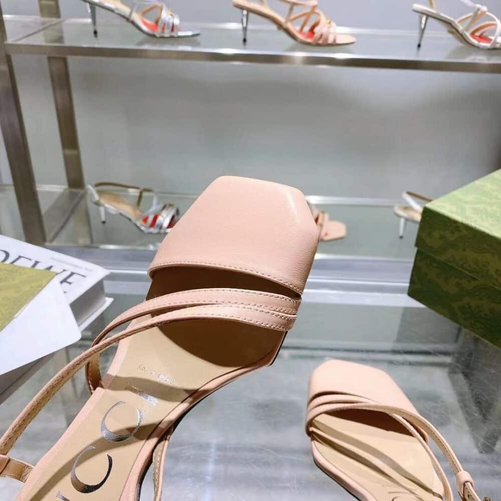 GUCCI ROSE GOLD MID HEEL - Image 6
