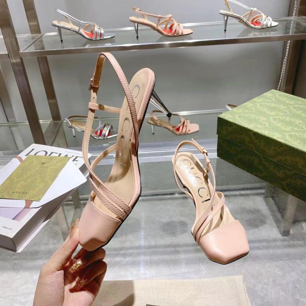GUCCI ROSE GOLD MID HEEL - Image 3