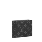 Louis Vuitton Amerigo Wallet Monogram Canvas In Black 11Cm N60053
